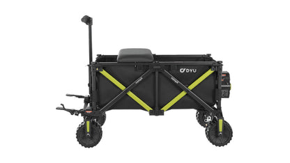 DYU CampX Electric Folding Wagon - angle view