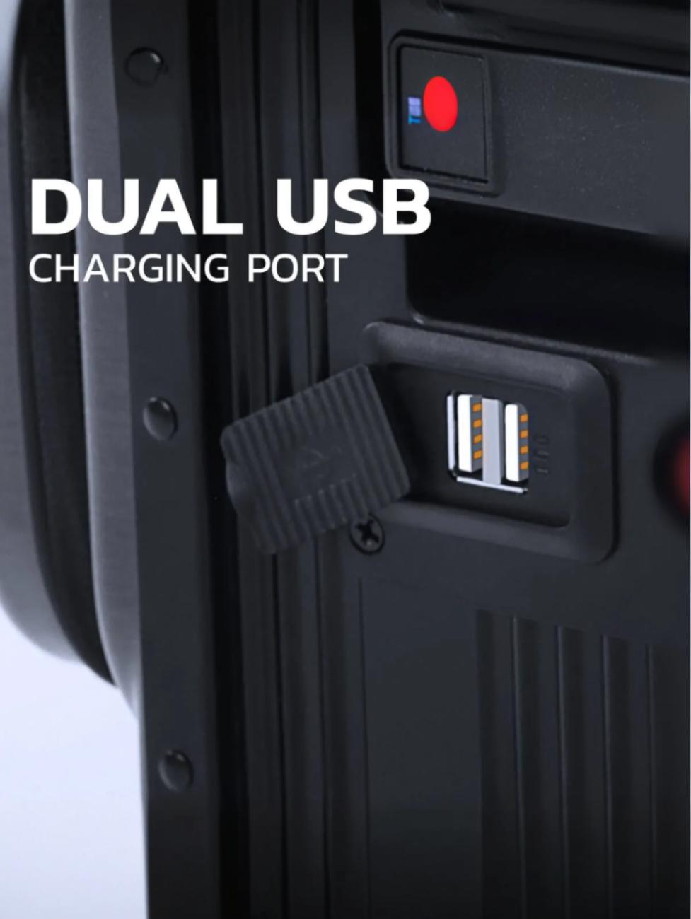รุ่นใหญ่ ชาร์จ USB ได้ 2 ช่อง
