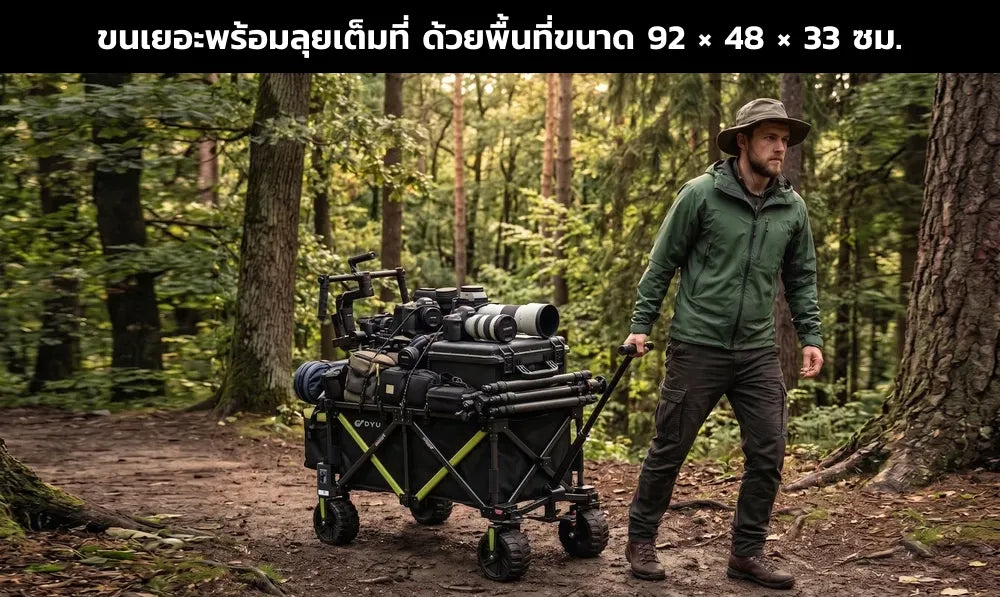 DYU CampX electric folding wagon – view 8